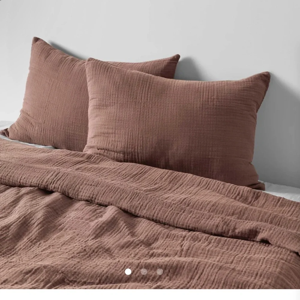 The Citizenry Organic Cotton Gauze Duvet Set Woven in Turkey